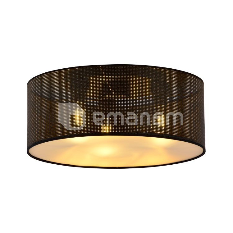 ჭერის სანათი EMIBIG ASTON 3 E27 3x MAX 60W შავი ოქოსფერი