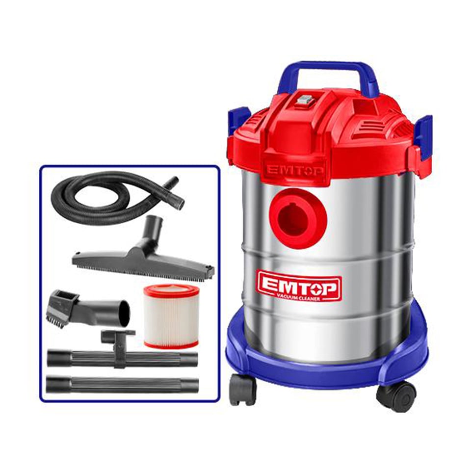 სამშენებლო მტვერსასრუტი 12ლ 800ვტ EMTOP-EVCR0801