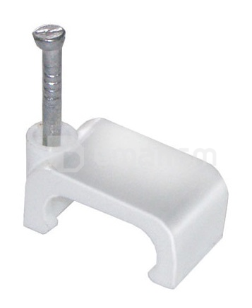 კავი კაბელის ბრტყელი IEK USK21-10-100 10 მმ 100 ც