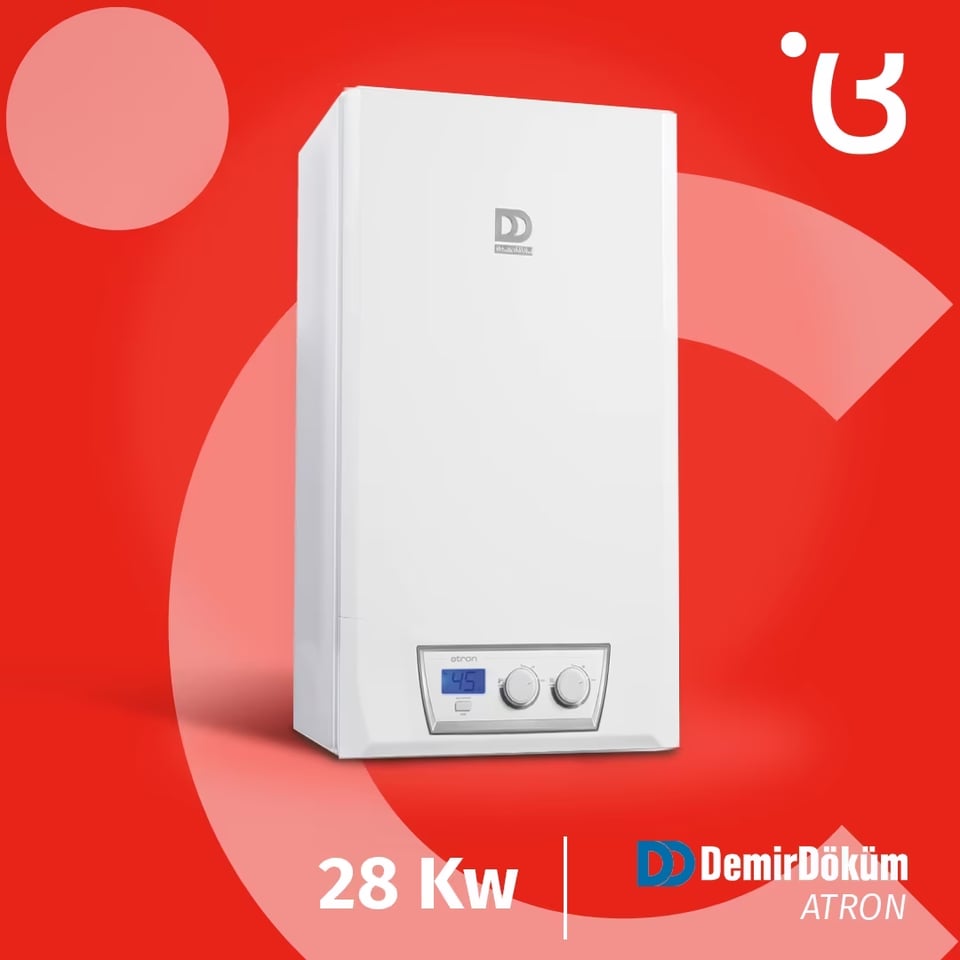 ცენტრალური გათბობის ქვაბი მილით ATRON H 28kW (754) DD