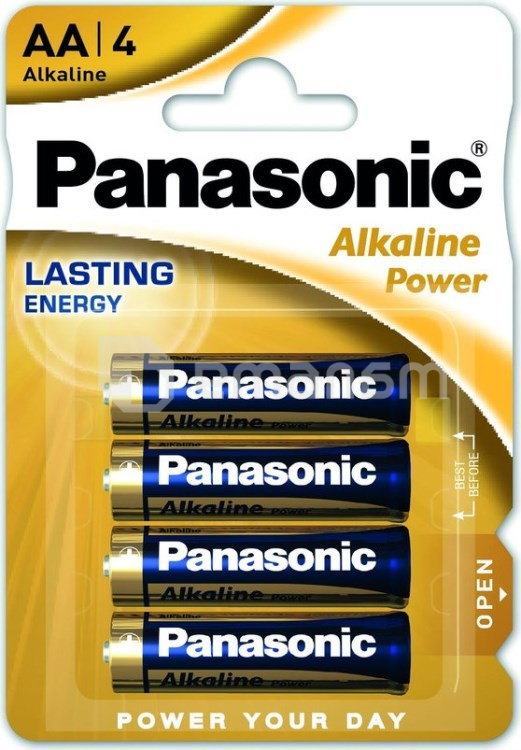 ელემენტი ალკალინური Panasonic Alkaline Power LR6 AA 4ც.