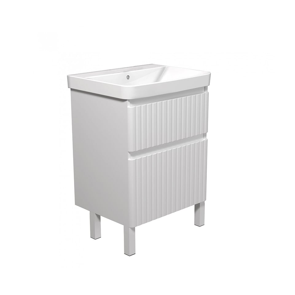 აბაზანის ავეჯი დასადგამი ხელსაბანით MDD Group FLUFFY 60-U / Vivace-60