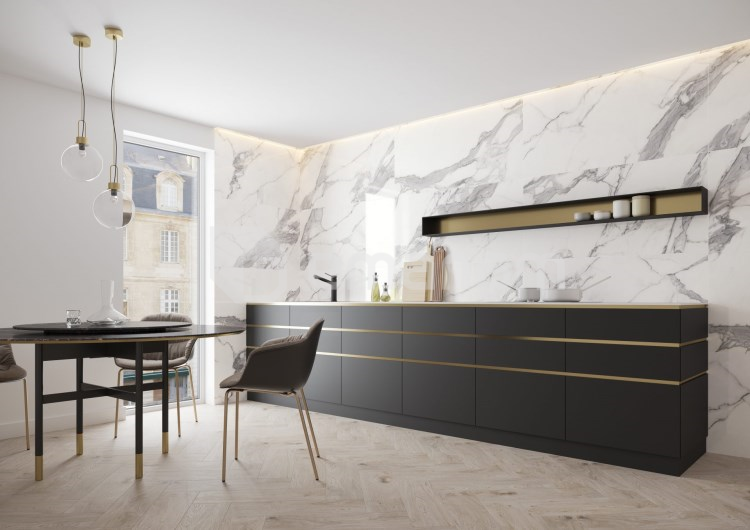 კერამოგრანიტი Cerrad calacatta white 1197x597x8