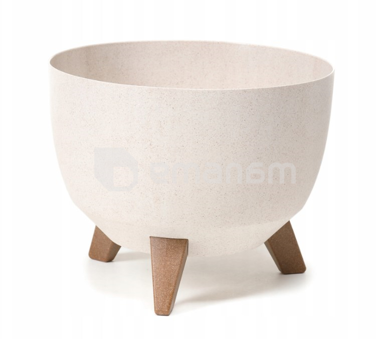 ქოთანი ყვავილის Lamela Bowl ROMA ECO 470 31,5ლ თეთრი