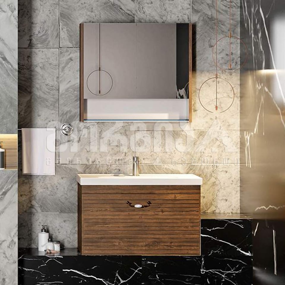 აბაზანის ავეჯის კომპლექტი TRUVA 80 CM R.ANTIGUE