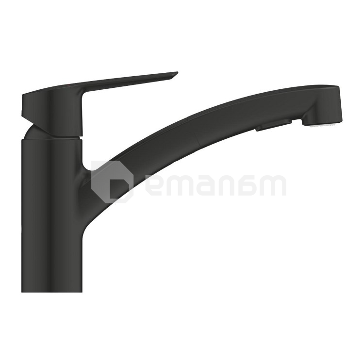 სამზარეულოს ონკანი Grohe Start OHM Black DUAL SPRAY LOW SPOUT 303072431