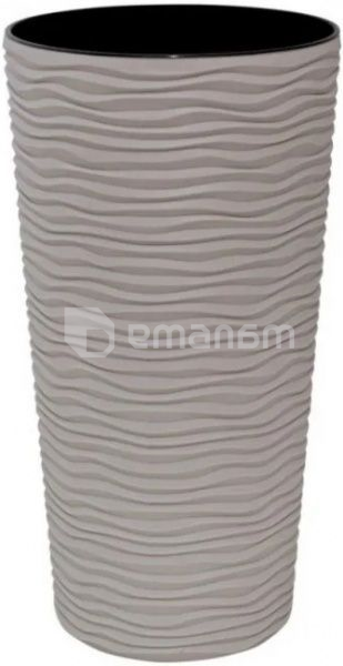 ქოთანი პლასტმასის Aleana Fusion  d27*51სმ. კაკაო