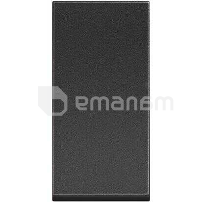 ჩამრთველი ჩარჩოს გარეშე Bticino 1 მოდულით შავი