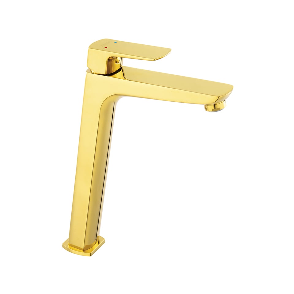 ხელსაბანის შემრევი მაღალი ოქროსფერი BVI2LVLG VITTO VERDELINE