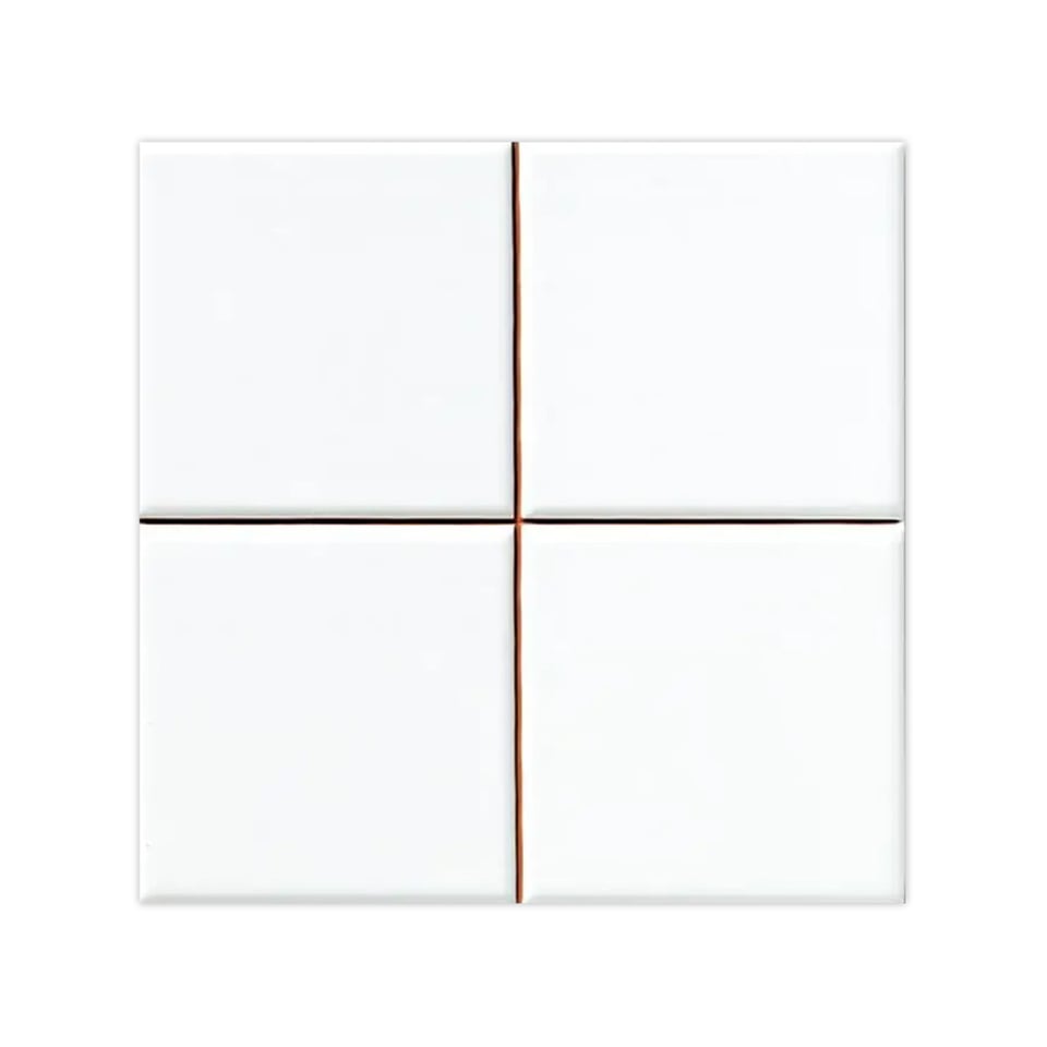 კაფელი Blanco Liso Brillo Taco 10x10