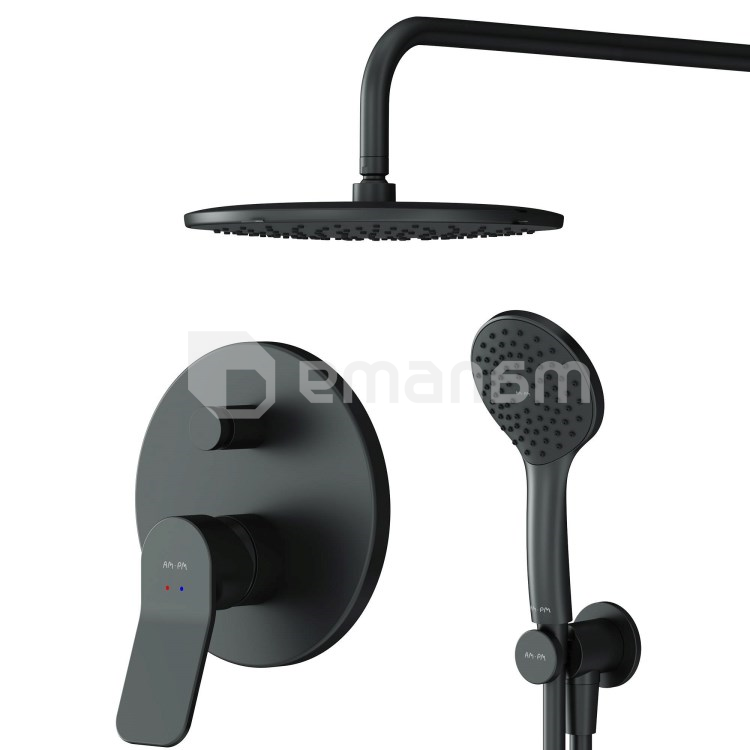 საშხაპე სისტემა AM.PM X-Joy Black Matt FB85A1RH02