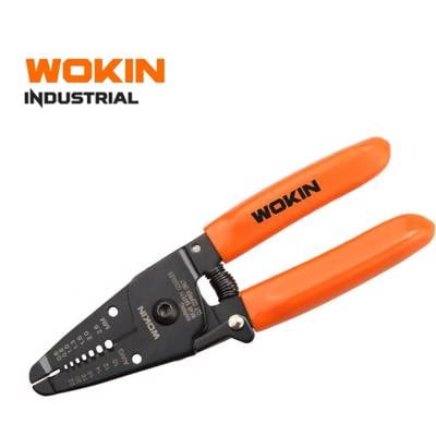 სადენის საფრცქვნელი Wokin 552706, 6\"/160mm, Wire Stripping Pliers (Industrial), Orange