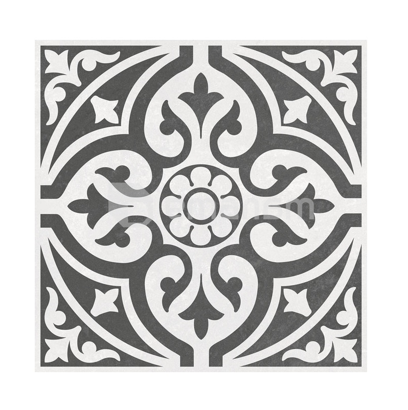 იატაკის ფილა Super Ceramica RONDA BLACK GRES 45X45სმ