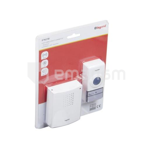 რადიო ზარის კომლექტი Legrand 50მ IP20 თეთრი Standard