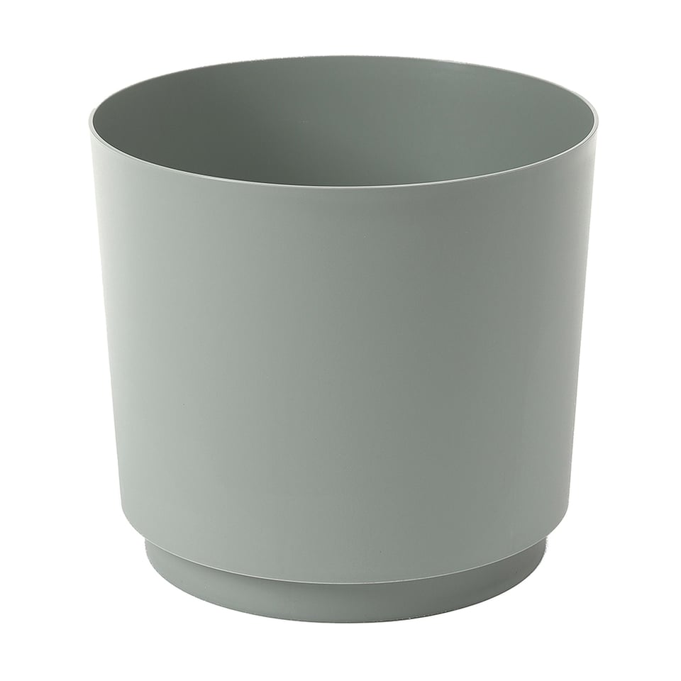 ქოთანი ყვავილის Lamela AURA 200 recycled cover - grey-green 4,7L