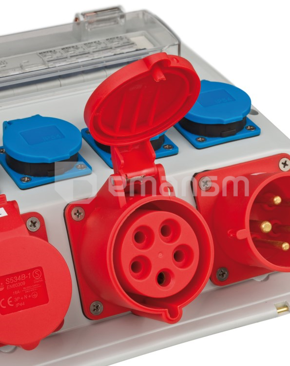 გამანაწილებელი Brennenstuhl 5 230 400V 16 32A 30Ma LS IP44