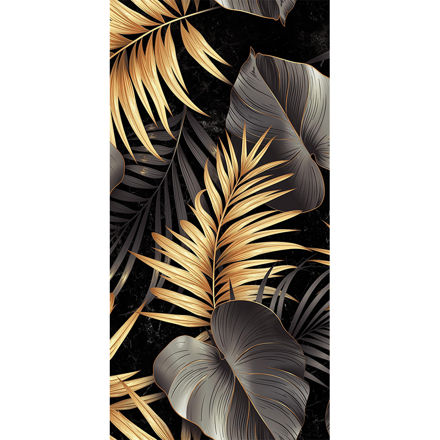 კერამოგრანიტი Itaca MONZON BLACK DECOR B HIGH GLOSSY 600X1200