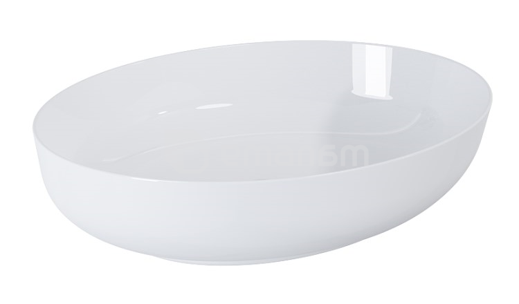 ხელსაბანი დასადები Elita Rika 52x40 თეთრი