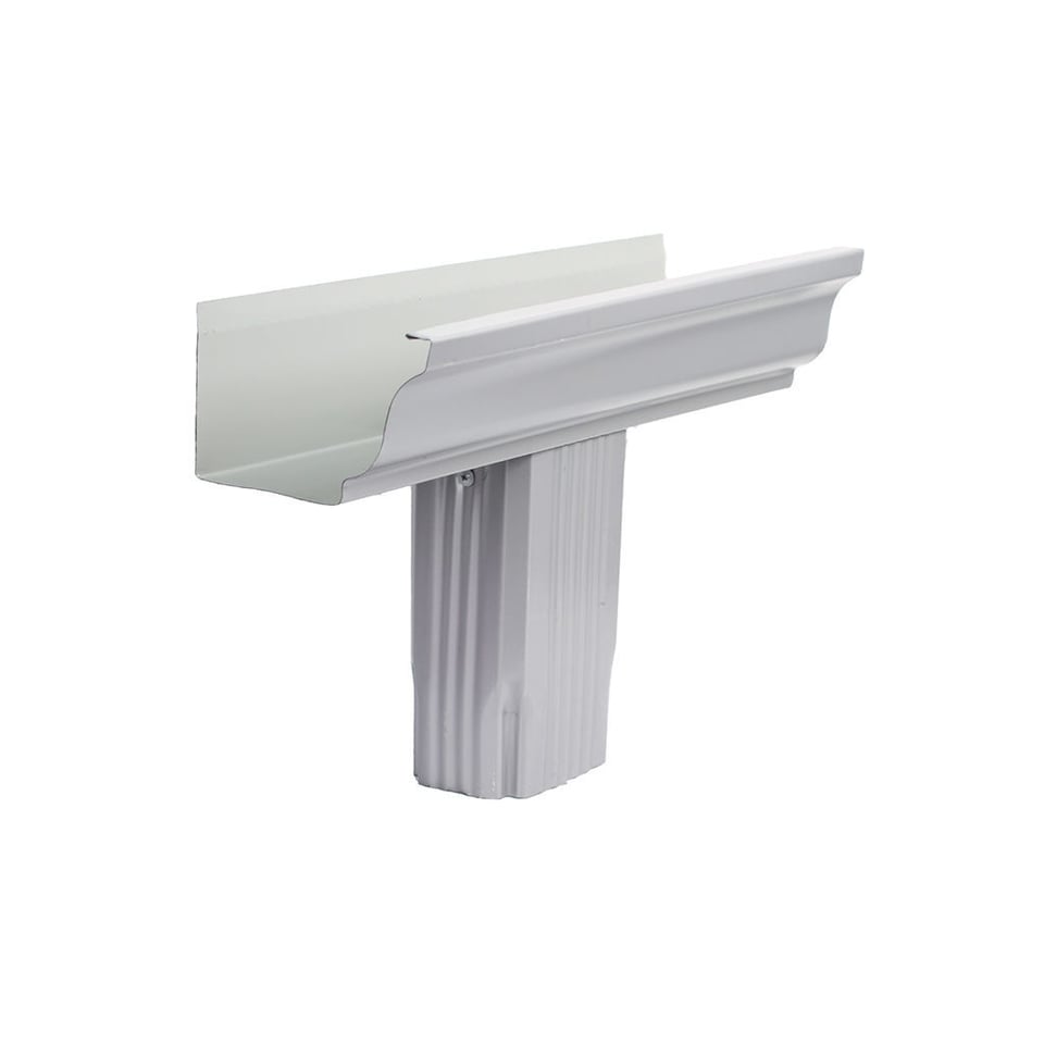 ოთხკუთხა საწვიმარი ღარის ძაბრი RAL 9002