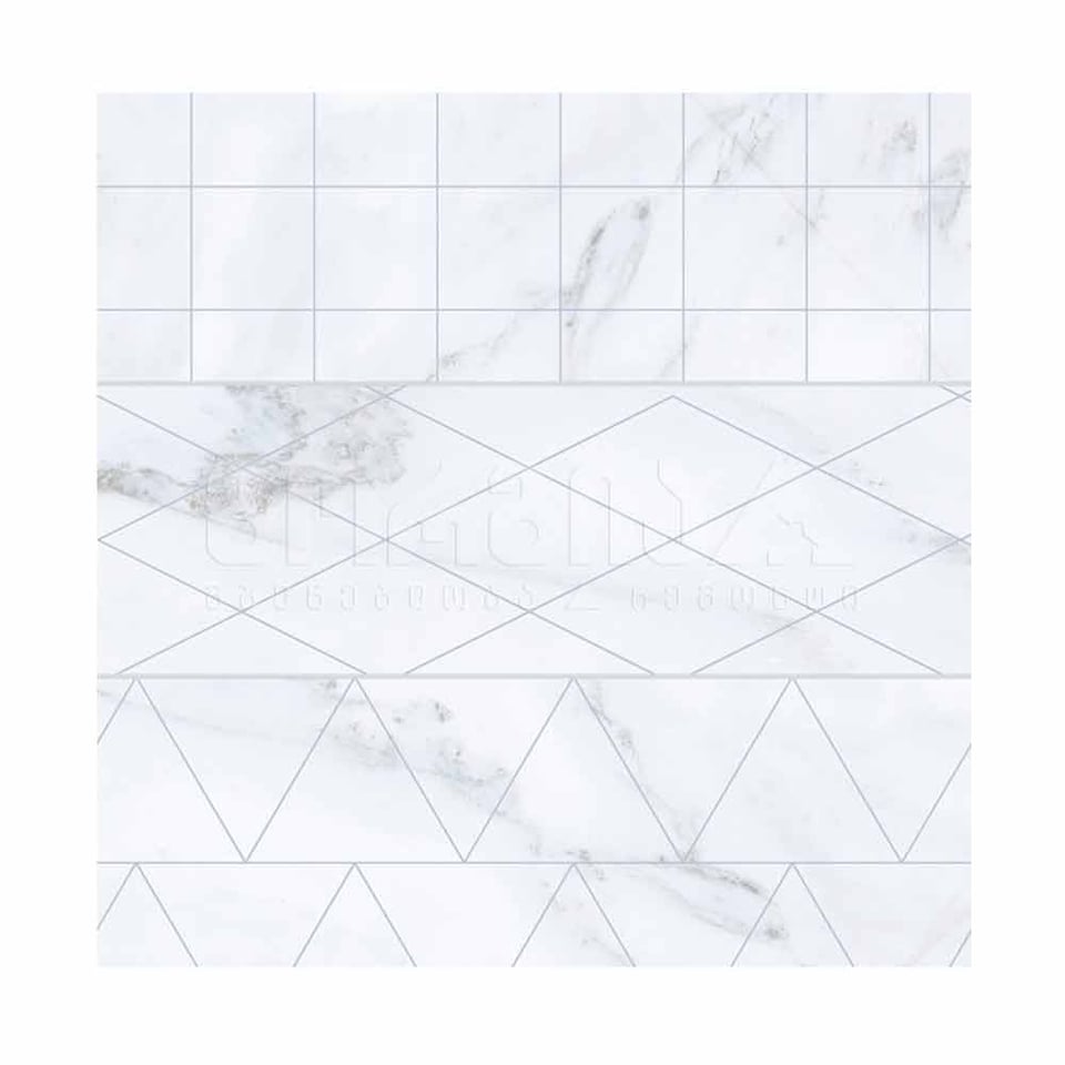 კერამოგრანიტი Brick Velvet Geo Blanco  33,15*33,15