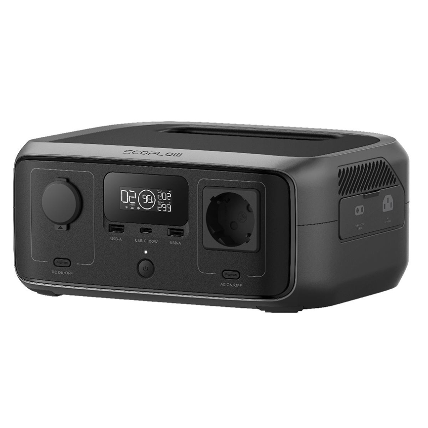 პორტატული ელექტრო სადგური EcoFlow RIVER 3 300Wh UPS