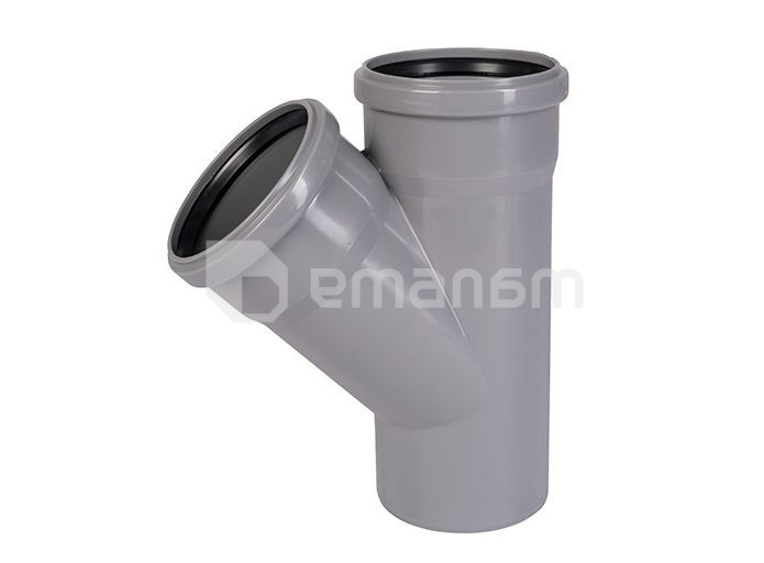 სამკაპი შიდა კანალიზაციის  Ostendorf 50/50/50მმ / 45°