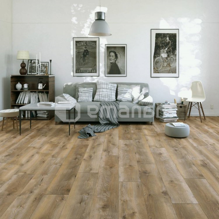 SPC ქვა-პოლიმერული საფარი Classen Ceramin მუხა CALEDONIAN 1290x173x4 მმ AC4/32 4V