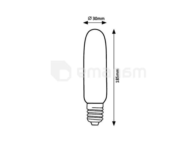 ნათურა Rabalux LED Е27 5W 3000K T30 h185 Filament 79007