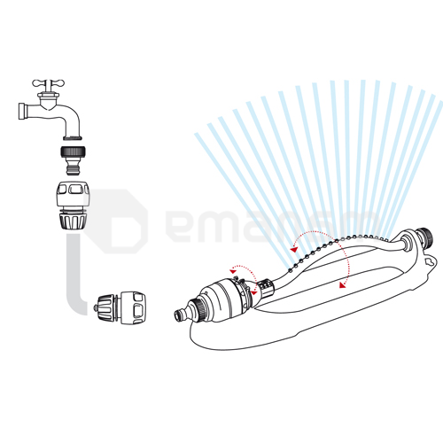 სარწყავი ოსცილირებადი GF GF80005662