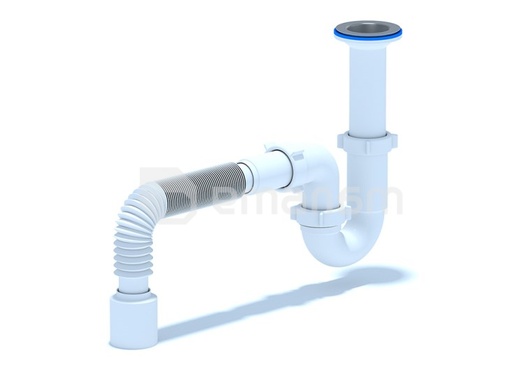 სიფონი პირდაპირი  ANI PLAST 1/2" 40х40/50 D0115EU