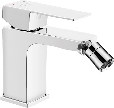 ბიდეს შემრევი Laveo KVADRATO, Chrome
