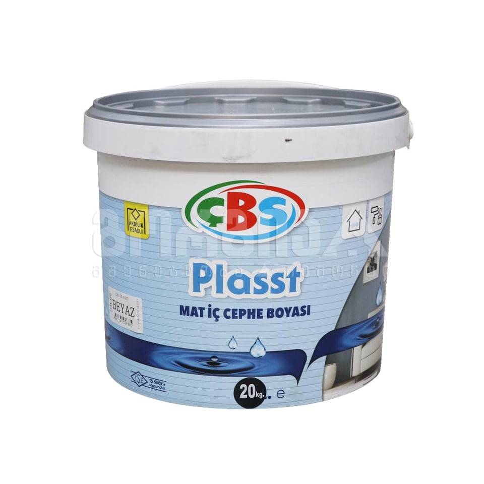 ინტერიერის საღებავი ÇBS PLASST 20კგ.