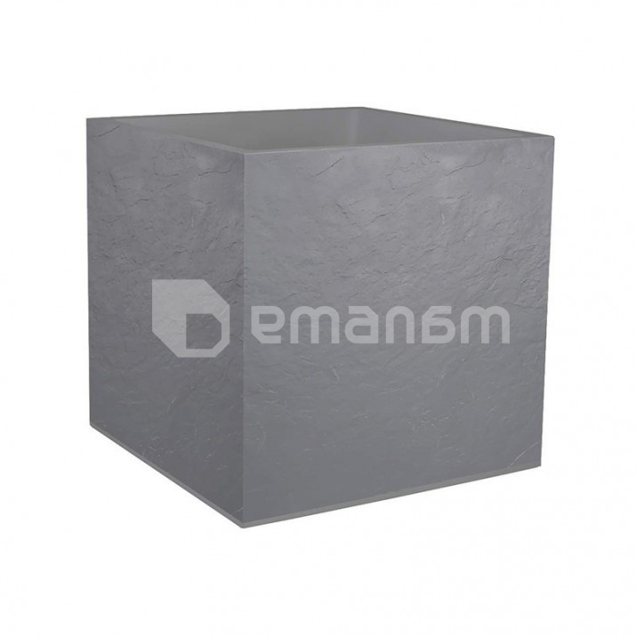 ქოთანი პლასტმასის EDA Plastiques POT CARRE VOLCANIA 49,5 X 49,5 X 49,5სმ 57ლ