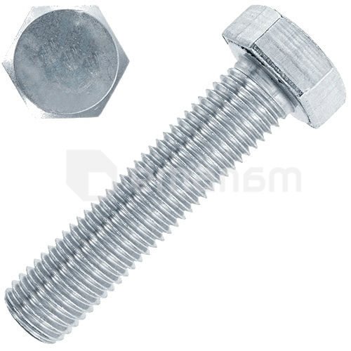 ჭანჭიკი Steelrex DIN933 M10x50