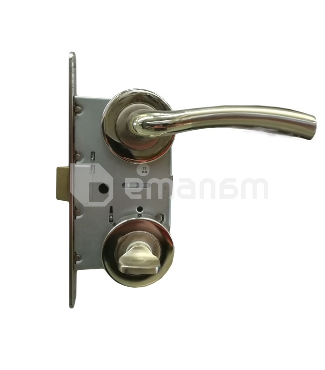 კომპლექტი სახელური და ბრუნსაკეტი BT Group KUGU AGB 70 მმ. ნიკელი