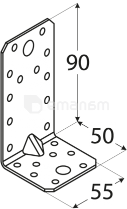 კუთხე გაძლიერებული Domax KPS 1