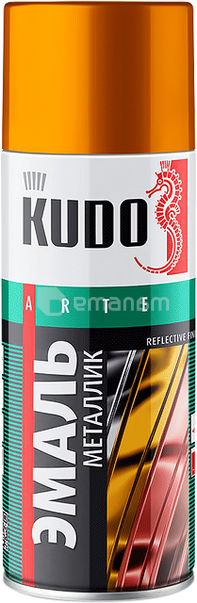 ემალის სპრეი KUDO KU-1028 ოქროსფერი 520მლ