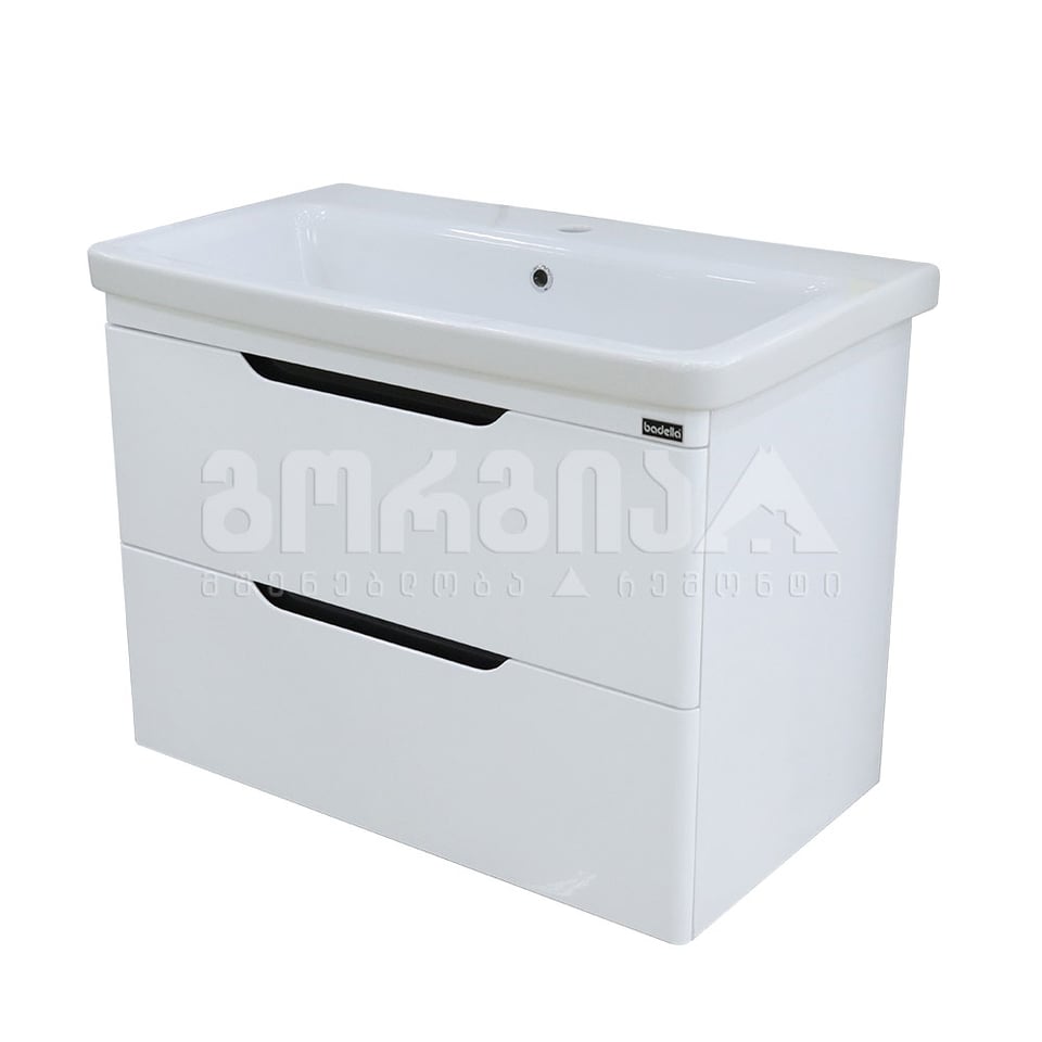 აბაზანის ავეჯის ქვედა ნაწილი Belen 80სმ  White