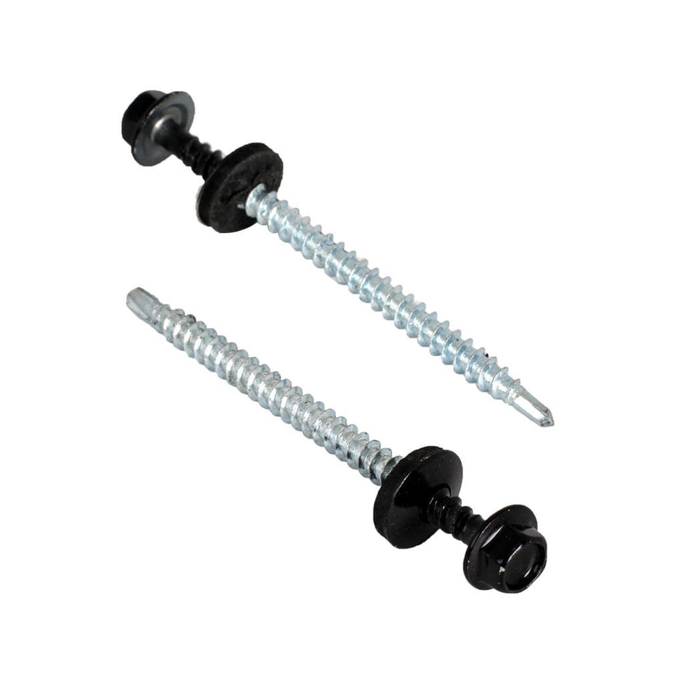 თვითმჭრელი ხრახნი ხისთვის 4.8X70 RAL 9005