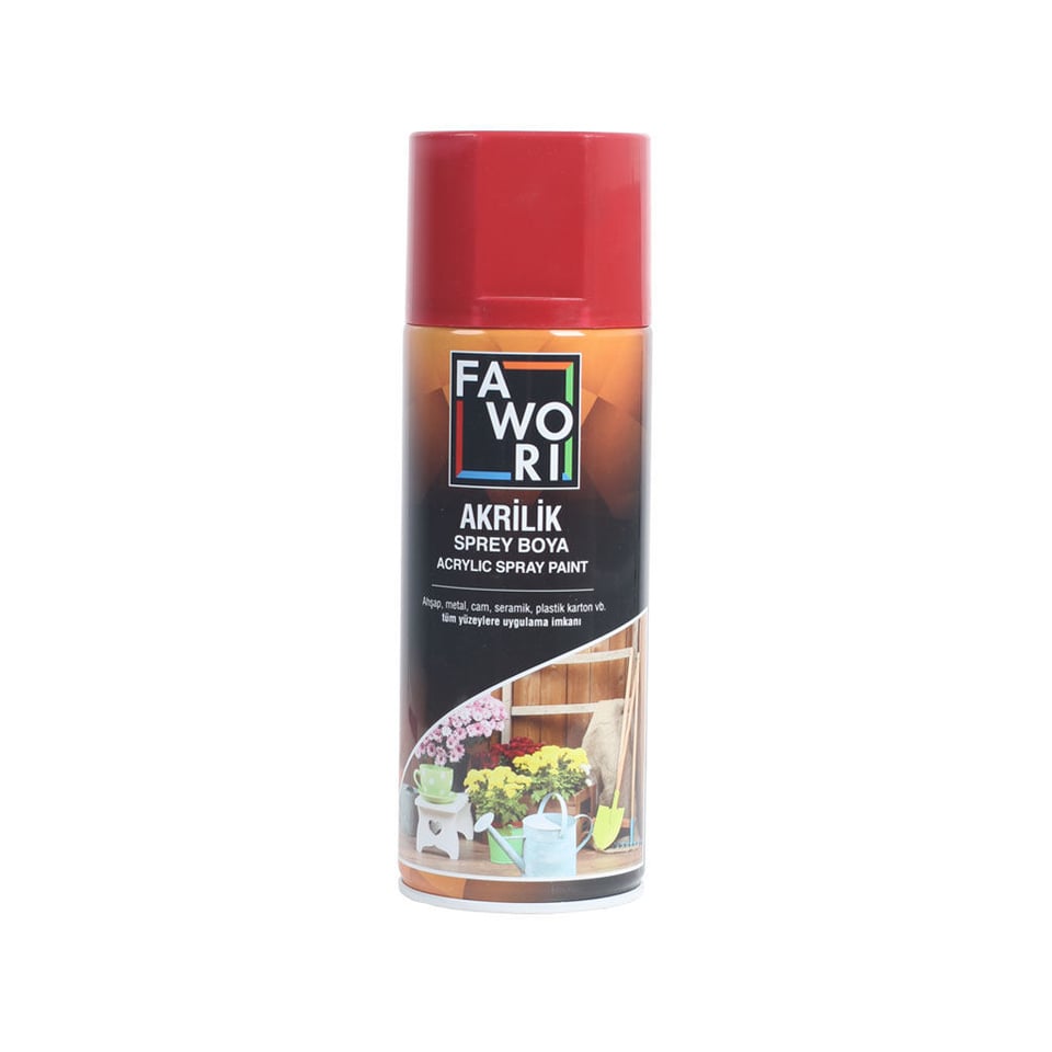 წითელი საღებავი სპრეი FAWORI RAL3002