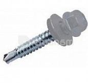 თვითმჭრელი ბურღი Koelner 4,8x35 ხე საყელურით EPDM RAL 20 ც B-OD-48035T9006