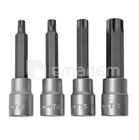 ნაკრები ბუნიკის Topmaster 330322 1/2" 4 ც