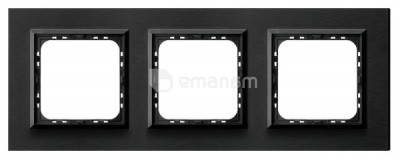 ჩარჩო Ospel Sonata R-3RAC/64/25 3 განყოფილებიანი ანტრაციტი