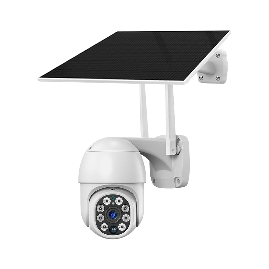 კამერა გარე სათვალთვალო Smart Home IP66 4MP Wireless Wi-Fi  Motion & PIR Detection მზის პანელით