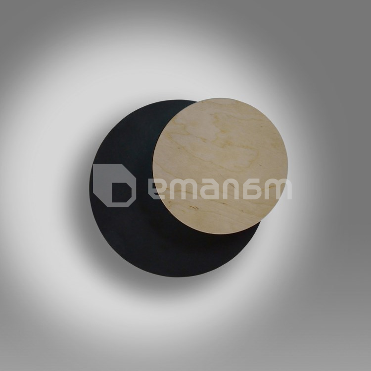 ბრა 1А EMIBIG CIRCLE G9 1x MAX 20W შავი
