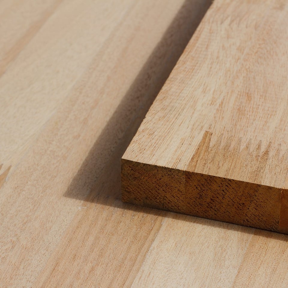 ავეჯის დაფა ECOWOOD OKUME ხარისხი A 22x600x2000 მმ ტროპიკული ხე