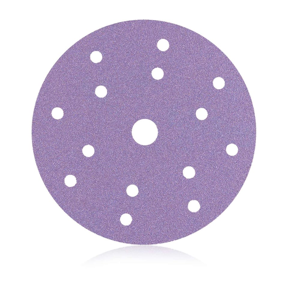 740 კერამიკა მრგვ.17 ნასვრ.150mm P220 ზუმფარა SMIRDEX