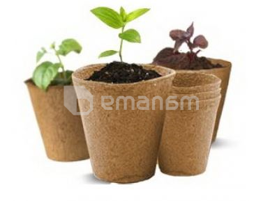 ქოთანი ტორფის 80x80მმ 10ც