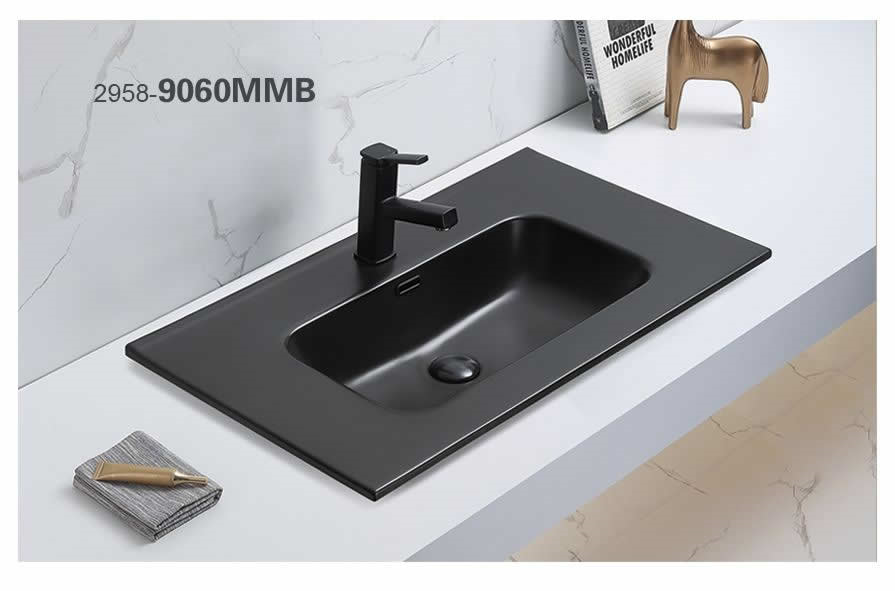 ხელსაბანი Pate 9060MMB Matt შავი