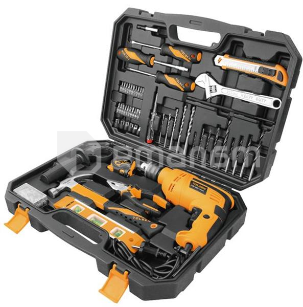 დარტყმითი დრელი ნაკრებით Tolsen 79685 710W 95 ც